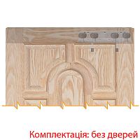Прихована розсувна система VILLES 6212s довжина 6 м на 1 полотно вагою до 80 кг
